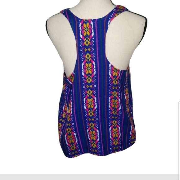 Jen's Pirate Booty Atlantic Embroidered Tank Royal Size M/L - Picture 6 of 14